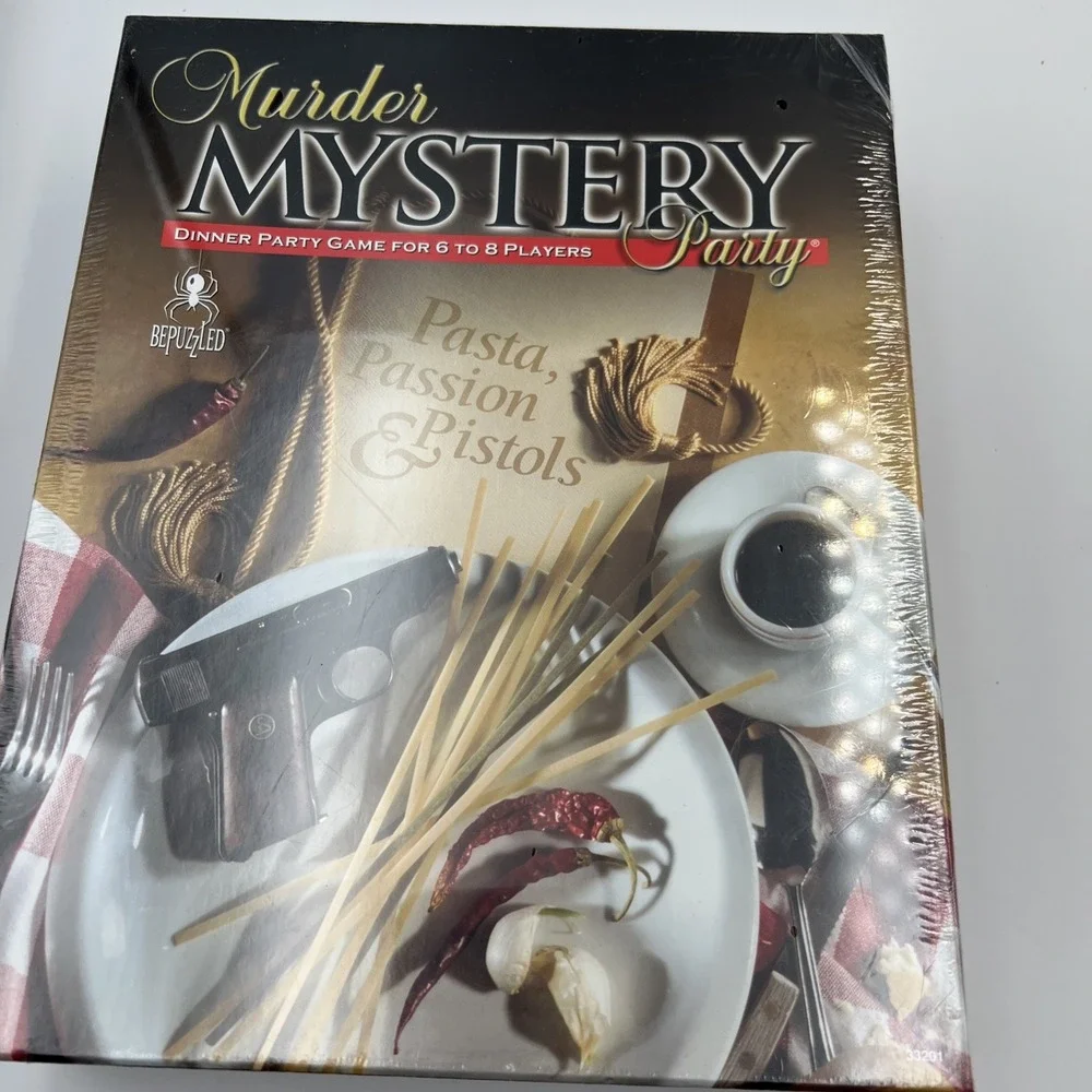 Murder Mystery Dinner Party Game‎ Pasta, Passion & Pistols *New*